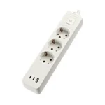 Prelungitor electric 3 prize, 2xUSB C, 1xUSB A, 1.5 m, intrerupator, Gelux