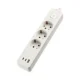 Prelungitor electric 3 prize, 2xUSB C, 1xUSB A, 1.5 m, intrerupator, Gelux