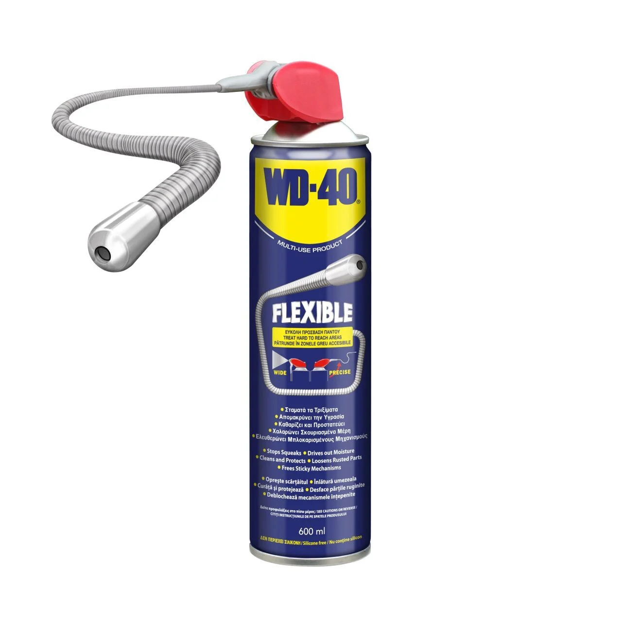 Lubrifiant multifunctional WD-40 FLEXIBLE, 600ml Lubrifiant multifunctional WD-40 FLEXIBLE, 600ml - imagine 1