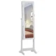 Cabinet bijuterii cu oglinda, Artool, MDF, raft interior, alb, 41x36x151 cm