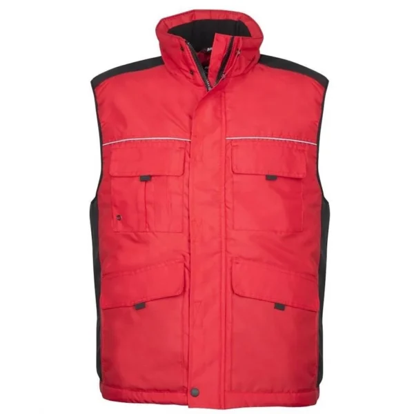 Vesta iarna, rosu-negru, marimea XL, SWEN - imagine 1