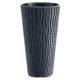 Ghiveci decorativ de flori, rotund, inalt, antracit, 11/37 L, 34.9x62 cm, Sandy Slim, Prosperplast