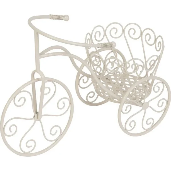 Suport metalic pentru ghiveci flori, MagicHome, model bicicleta, 48x20x35 cm Suport metalic pentru ghiveci flori, MagicHome, model bicicleta, 48x20x35 cm - imagine 1