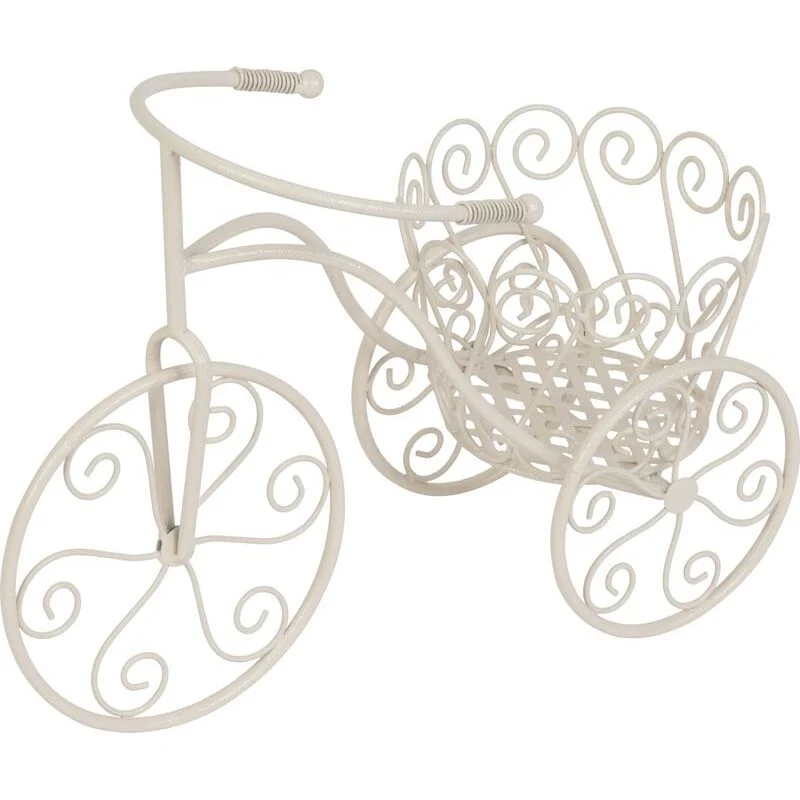 Suport metalic pentru ghiveci flori, MagicHome, model bicicleta, 48x20x35 cm Suport metalic pentru ghiveci flori, MagicHome, model bicicleta, 48x20x35 cm - imagine 1