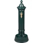 Masca robinet de gradina, aluminiu, verde, 29x25x74 cm, Strend Pro