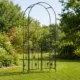 Arcada metalica, pergola pentru gradina, cu portita, 107x45x217 cm