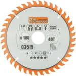 Disc circular vidia pentru lemn, 40 dinti, 180x30 mm, Richmann Exclusive