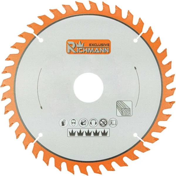 Disc circular vidia pentru lemn, 80 dinti, 350x30 mm, Richmann Exclusive - imagine 1