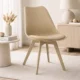 Scaun bucatarie/living, Artool, Mark, PP bej, picioare bej, 49x43x82 cm - imagine 8