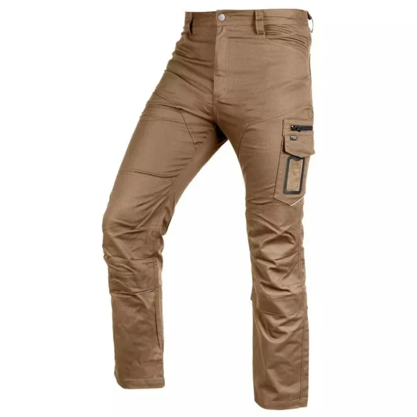 Pantaloni de lucru, bumbac si poliester, model Mix&Match, maro, marimea L/52, NEO - imagine 1