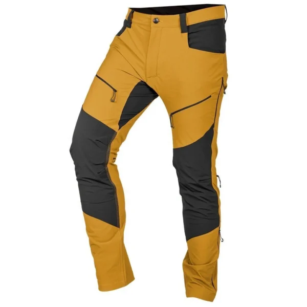Pantaloni de lucru, elastici, nylon, model Outdoor, galben mustar, marimea S/48, NEO - imagine 1