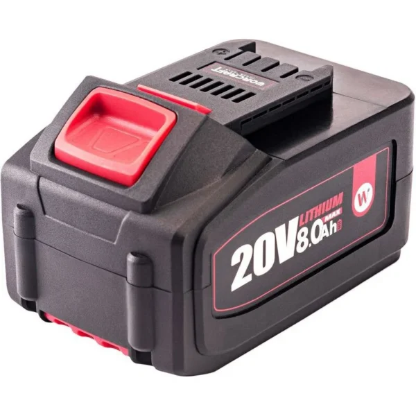 Acumulator 20 V, 8 Ah Li-ion, incarcare rapida, Worcraft - imagine 1