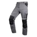 Pantaloni de lucru, bumbac, poliester, intariri genunchi, model Mix&Match, gri, marimea L/52, NEO