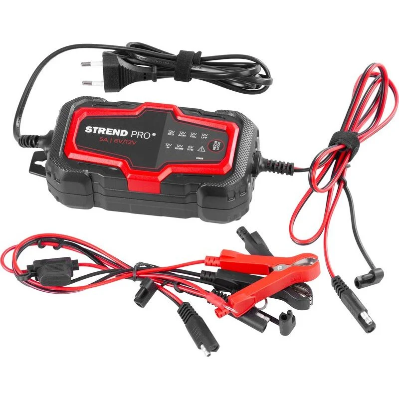 Incarcator baterie auto, 6V/12V, 85 W, 5A, IP65, Strend Pro Incarcator baterie auto, 6V/12V, 85 W, 5A, IP65, Strend Pro - imagine 1