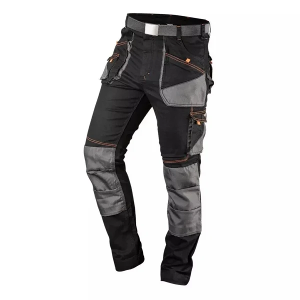 Pantaloni de lucru slim fit, cu curea, model HD, marimea L/52, NEO Pantaloni de lucru slim fit, cu curea, model HD, marimea L/52, NEO - imagine 1
