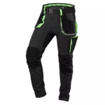 Pantaloni de lucru, elastici, poliamida, model Premium, gri inchis, marimea XXL/56, NEO
