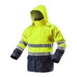 Geaca de lucru, poliester, impermeabila, galben, model Visibility, marimea XXXL/58, NEO