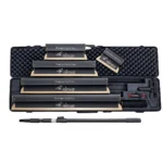 Set 5 gletiere profesionale, lama inox 0.3 mm, Premium Gold, 25, 40, 60, 80, 100 cm, adaptor, maner telescopic, rola gletuit, geanta, Ergoplane, Olejnik