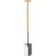 Harlet, cazma, drept, inox, coada lemn, 55x18x118 cm, Strend Pro Premium