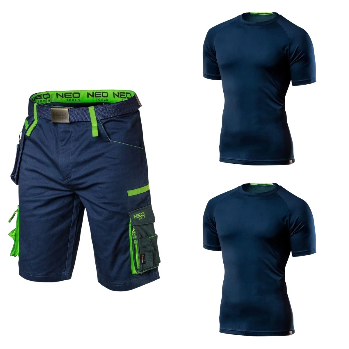 Set pantaloni scurti cu doua tricouri maneca scurta, model Premium, marime XXL, NEO Set pantaloni scurti cu doua tricouri maneca scurta, model Premium, marime XXL, NEO - imagine 1