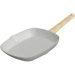 Tigaie grill, ceramica, patrata, cu ciocuri, 28 cm, MagicHome Harmony