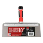 Spaclu inox intarit pentru fatade, 25.4x9 cm x 0.6 mm, maner tricomponent, Olejnik