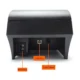 Imprimanta termica pos portabila, 58 mm, 203 dpi, usb - imagine 2