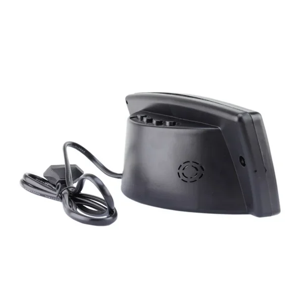 Ceas birou afisaj led rosu, calendar, alarma, format am/pm, caixing - imagine 4