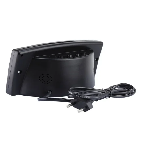 Ceas birou afisaj led rosu, calendar, alarma, format am/pm, caixing - imagine 5