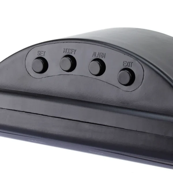 Ceas birou afisaj led rosu, calendar, alarma, format am/pm, caixing - imagine 6