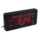 Ceas digital led rosu, afisaj 12h, calendar si temperatura, caixing - imagine 2