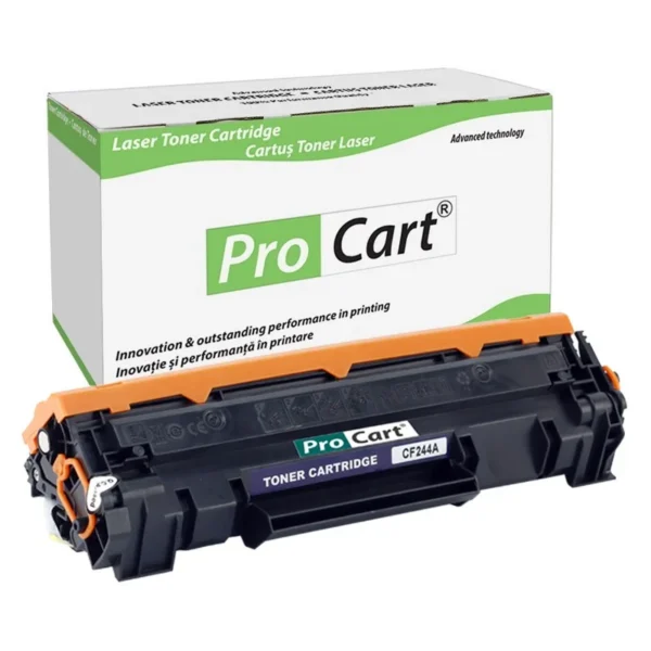 Toner compatibil cf244a black hp 44a, 1000 pagini, procart - imagine 1