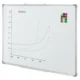 Tabla magnetica whiteboard 90x150 cm, rama aluminiu, tavita markere - imagine 2