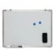 Tabla magnetica whiteboard 90x150 cm, rama aluminiu, tavita markere - imagine 9