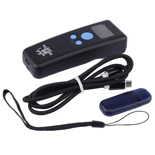 Cititor coduri bare bluetooth 1d portabil, receiver usb, android ios usb, arm 32, 16mb, display 0.96 inch - imagine 15