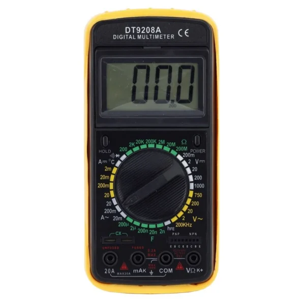 Multimetru digital 9v, display lcd, 32 pozitii, oprire automata, cablu de masurare - imagine 4