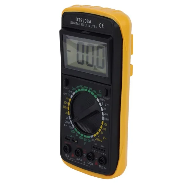 Multimetru digital 9v, display lcd, 32 pozitii, oprire automata, cablu de masurare - imagine 6