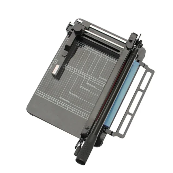 Ghilotina manuala format a3+, 400 coli, ghidaj, sistem metalic fixare hartie, heavy duty, bright office - imagine 4