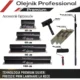 Gletiera profesionala, maner aluminiu, lama inox 0.4 mm, Premium Silver, Medium Flex, 40 cm, Ergoplane, Olejnik - imagine 9