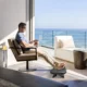 Suport ergonomic pentru picioare, antiderapant, inaltime reglabila, postura comoda birou - imagine 8