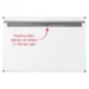 Suport magnetic pentru hartie flipchart, agatatori reglabile, 70 cm, procart - imagine 15