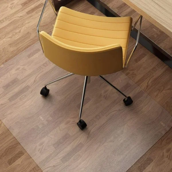 Covoras pentru protectie pardosea, 90x120cm, pvc flexibil, grosime 1.5mm, transparent mat - imagine 2