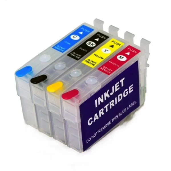 Cartuse reincarcabile epson 603xl t03a, de capacitate mare, cu chipuri autoresetabile - imagine 1