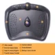 Suport ergonomic pentru birou cu 3 zone masaj, antiderapant, 71x61x7.5 cm - imagine 15