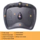 Suport ergonomic pentru birou cu 3 zone masaj, antiderapant, 71x61x7.5 cm - imagine 6