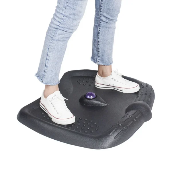 Suport ergonomic pentru birou cu 3 zone masaj, antiderapant, 71x61x7.5 cm - imagine 5
