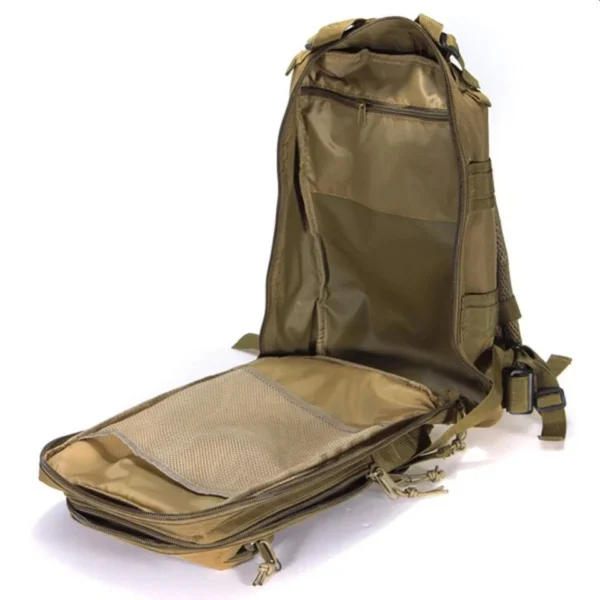 Rucsac camuflaj, 2 compartimente, 2 buzunare, impermeabil, inchidere cu fermoar - imagine 17