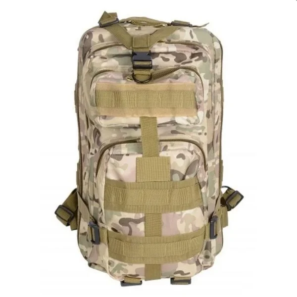 Rucsac camuflaj, 2 compartimente, 2 buzunare, impermeabil, inchidere cu fermoar - imagine 18