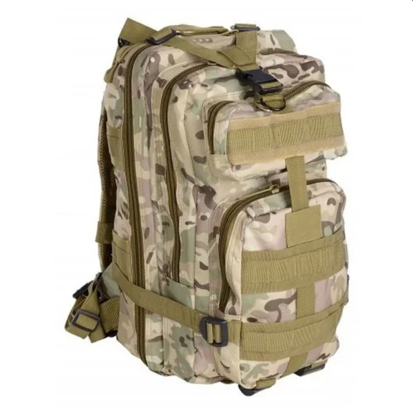 Rucsac camuflaj, 2 compartimente, 2 buzunare, impermeabil, inchidere cu fermoar - imagine 13