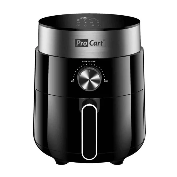Friteuza cu aer cald airfryer 1200 w, capacitate 2.5 l, display digital led, procart - imagine 19